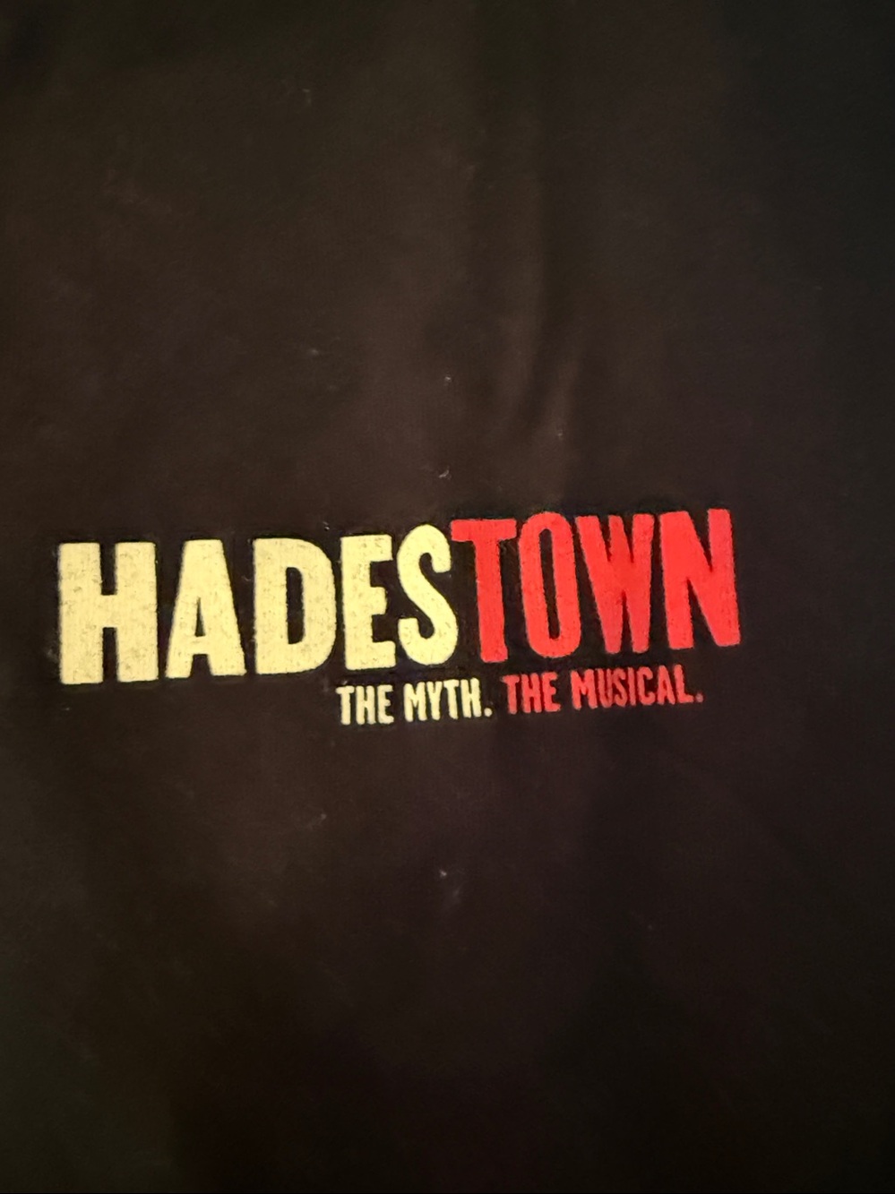 HADESTOWN Black Long-Sleeve Graphic Tee (XXL)